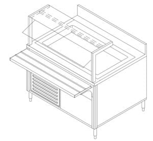 Essence Modular Lock-n-Load Solid Top Counter
